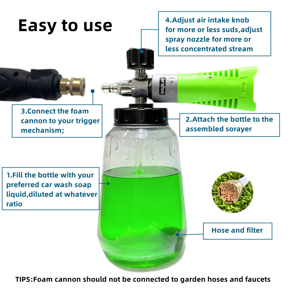 Green Foam Cannon