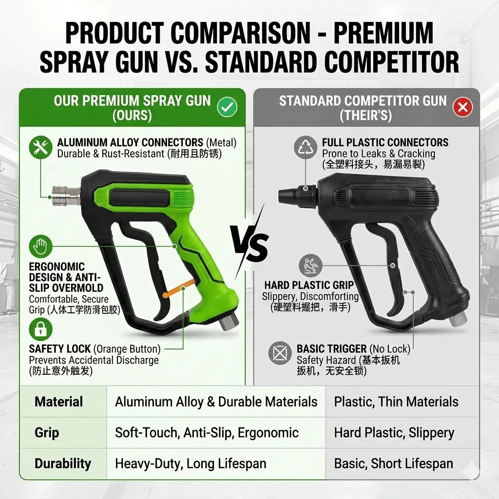 High Pressure Cleaning Gun 5000PSI