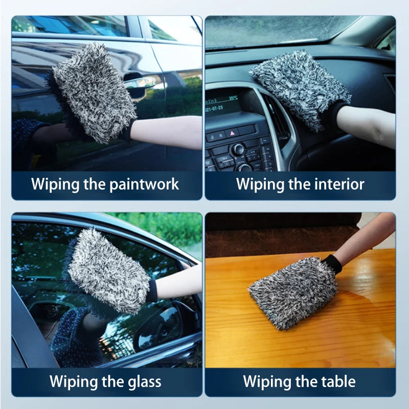 Wash Microfiber Chenille Gloves