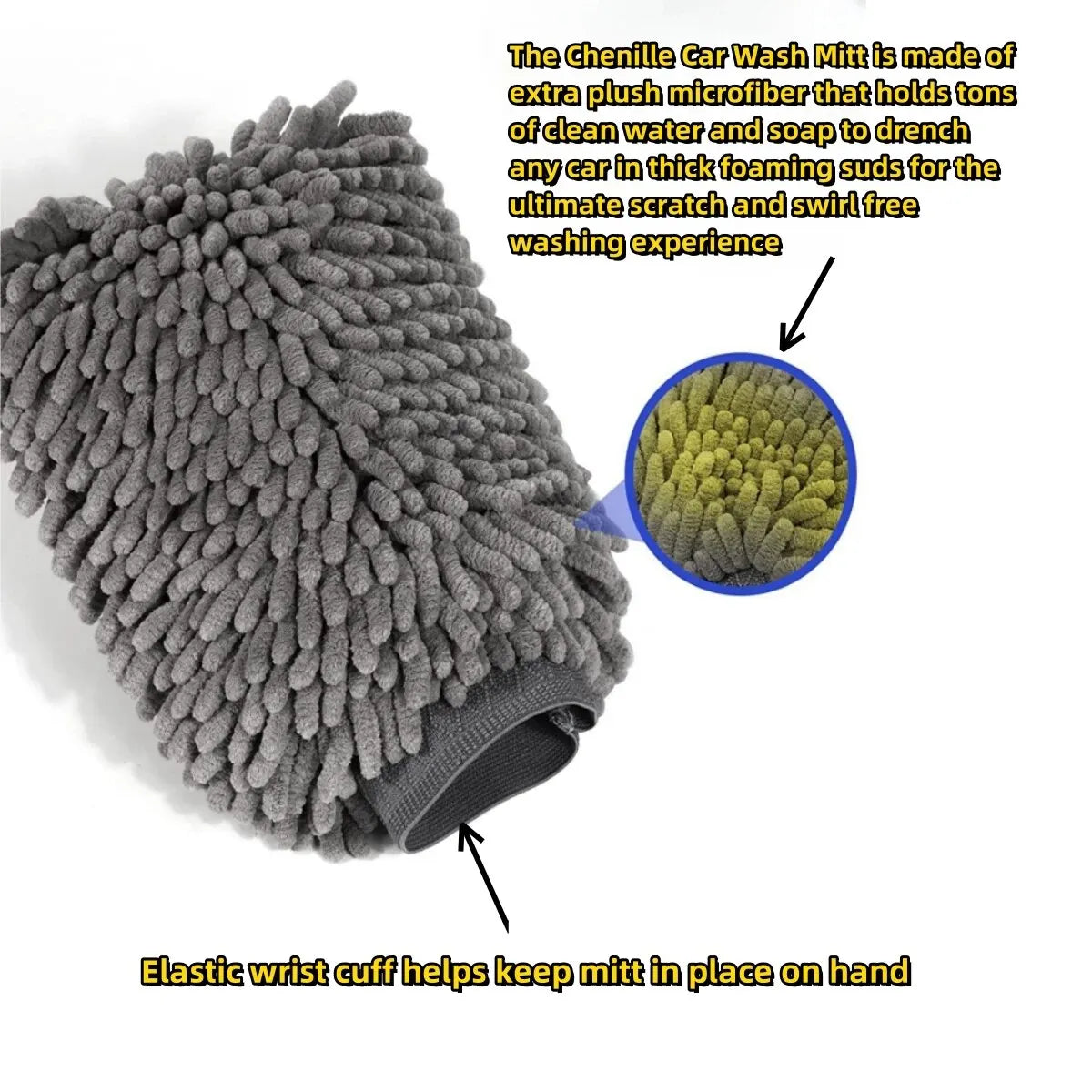 Microfiber Car Wash Mitt